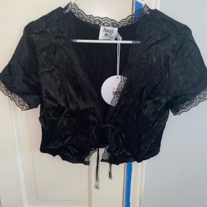Princess Polly vintage tie up top